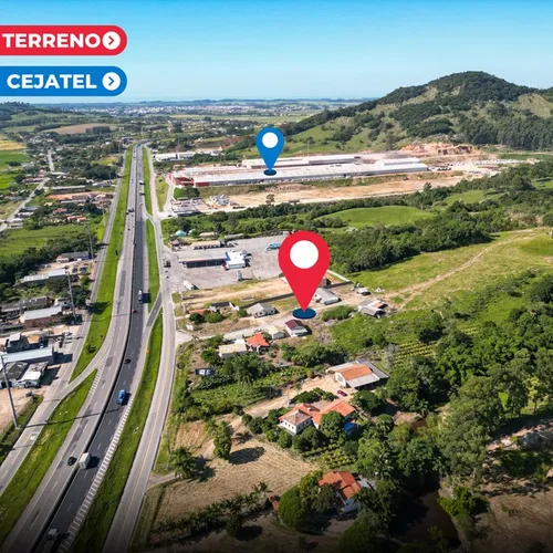 Terreno de 18 hectares com frente para BR101
