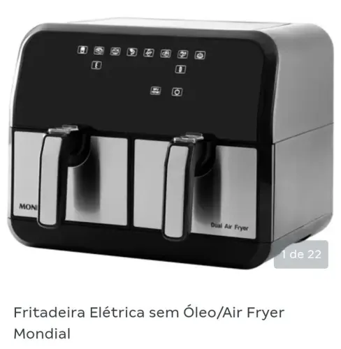 Air fryer mondial Duo 8 litros afd01 220v