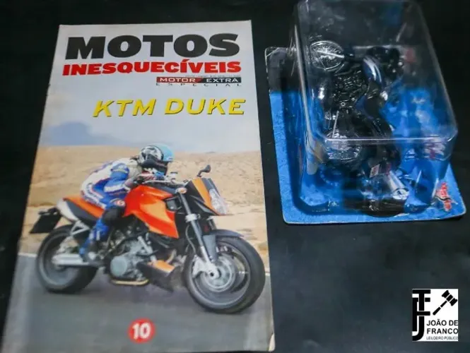 Motos Inesquecíveis Ktm Duke 1/18 (lacrado) + Fascículo