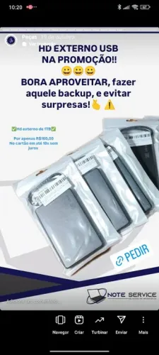 HD Externo 1TB - Promoção!