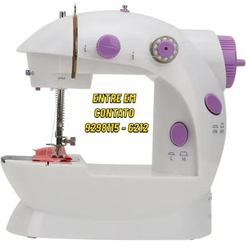Mini Máquina de Costura Portátil Bivolt - Entregamos 9h ás 23h Imediata