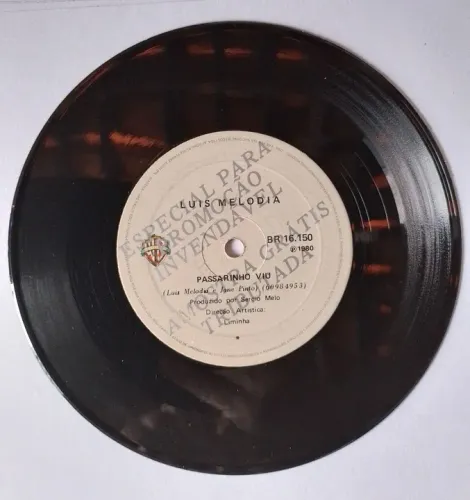 Passarinho Viu / Negro Gato - Luis Melodia - Vinil Compacto