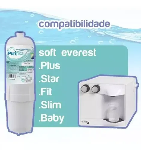 Filtro pra purificador de água soft 