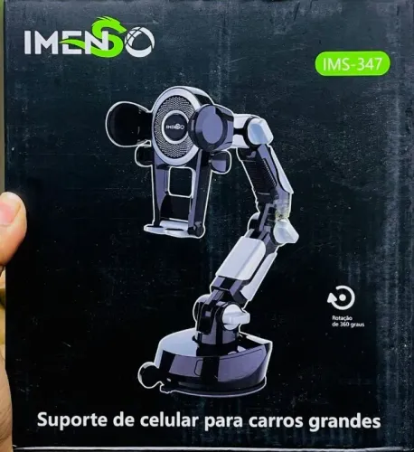 Suporte Veicular Braço Maior Rotação 360° Fix Segura Imenso