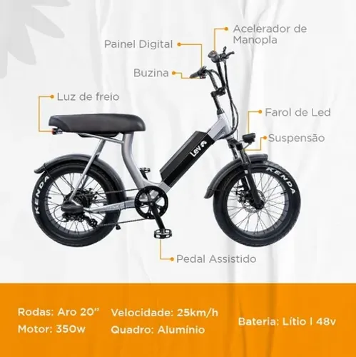 Bike Eletrica Lev - Cruiser