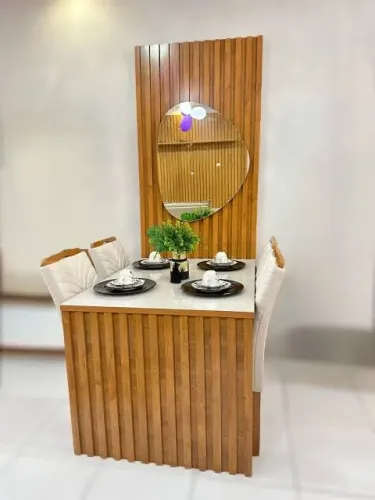 Mesa Cancún 4 cadeiras Ripado - ENTREGA HOJE !!!