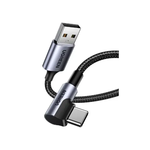 Cabo Ugreen Usb Tipo C Dados Carregamento 3a Us284 1m Cinza