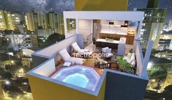 Cobertura à venda, 93 m² por R$ 939.000,00 - Jardim - Santo André/SP