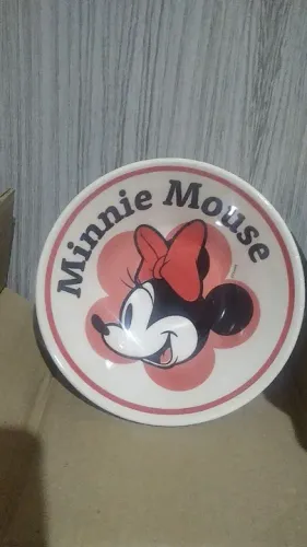 Prato de Cerâmica Minnie Mouse