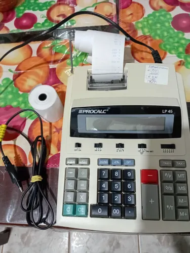 Calculadora de Mesa impressão