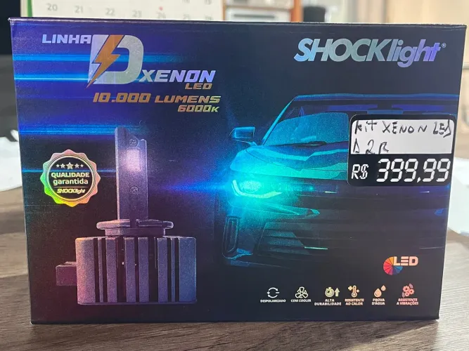 Kit Xenon LED 10.000 Lumens 6000K Shocklight