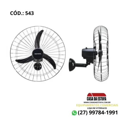 Ventilador Oscilatorio 60 cm Industrial Parede 200W - Venstisol - Bivolt