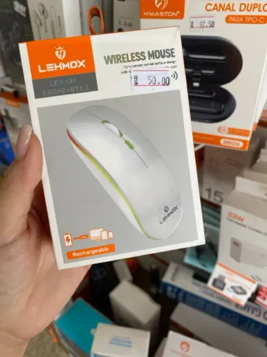Mouse Sem Fio Recarregável Lehmox LEY-181