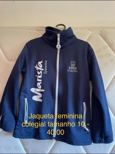 Jaqueta Feminina Colegial Marista Ipanema - Tamanho 10