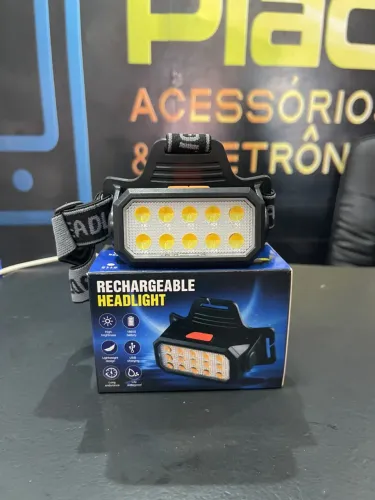 Lanterna de Cabeça LED Recarregável - Ideal para Esportes e Atividades