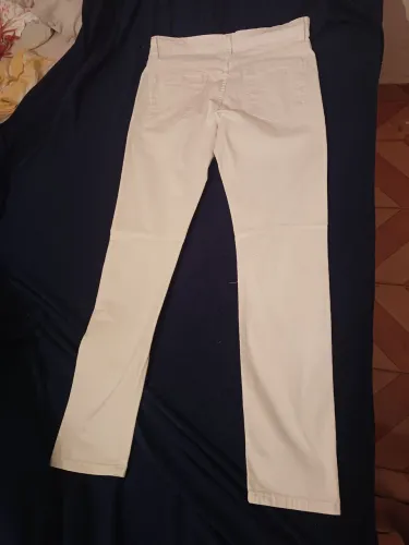 Calça Branca Jeans Masculina
