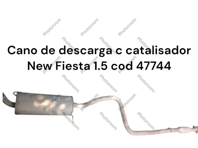 Cano de descarga catalisador New Fiesta 1.5 cod 47744