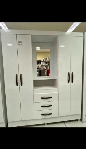 Guarda Roupa Casal Novo Branco