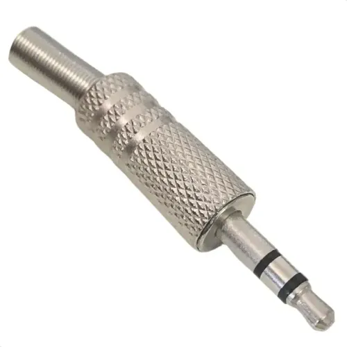 PLUG P2 ESTEREO COMO MOLA DE METAL - NIQUEL