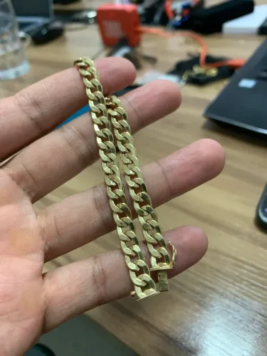 Pulseira de ouro 18k nova modelo grumet 