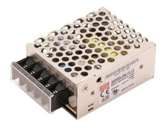 Fonte Chaveada 15,6w 85-264vca Rs-15-12 - Mean Well
