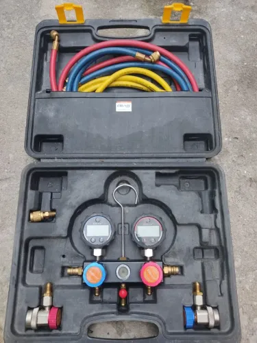 Manifold Digital refrigeração veicular e ar condicionado