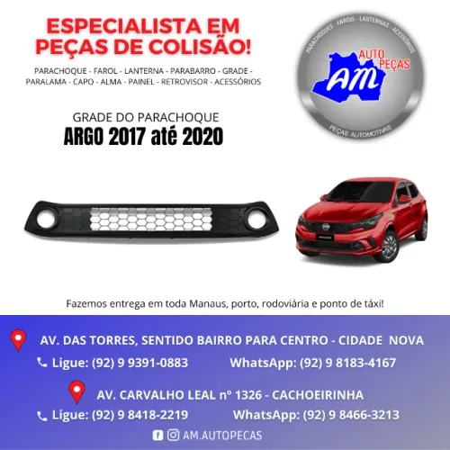 grade parachoque argo