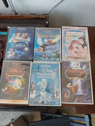 Dvds desenhos da Disney lacrado-valor unitário