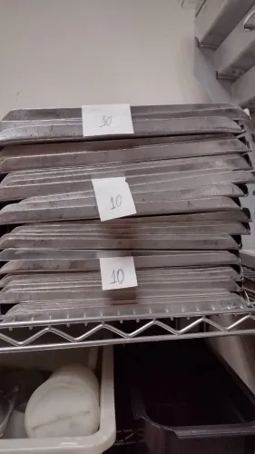 Bandejas em alumínio para forno industrial - 44x32,5