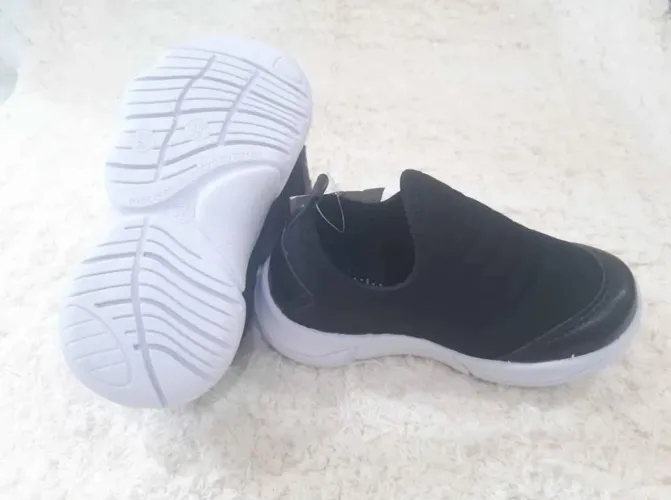 Tênis Infantil Slip On Preto