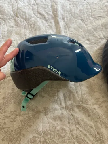 Capacete (NOVO sem uso) Btwin para Ciclismo - Azul TAM P (ver foto)