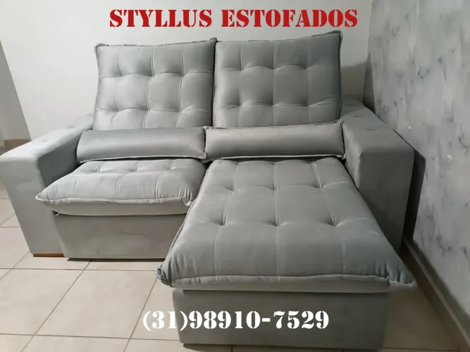 Sofá retrátil de luxo