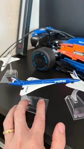 Miniatura de avião Concorde Pepsi 1:500
