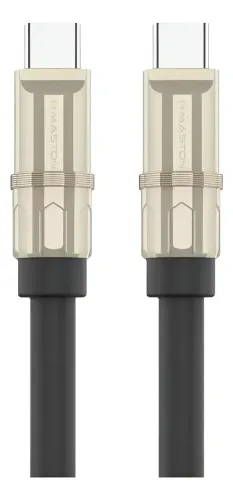 Cabo Tipo C X Tipo C 65W 1M Hmaston Para Iphone Android Xiaomi Samgung 