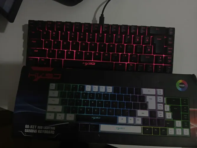 Teclado Gamer RGB Semi-Mecânico