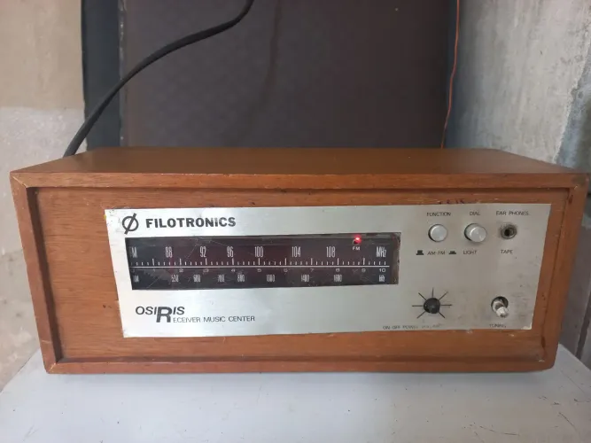 Antigo Rádio filotronics.osiris receiver P/ colecionadores 