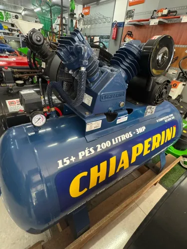 Compressor de ar  Chiaperini 15 pés 200L 3HP