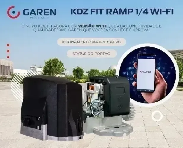 Motor para portão Garen kdz wi-fi fazemos também instalação