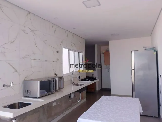 Cobertura à venda, 104 m² por R$ 601.000,00 - Vila São Pedro - Santo André/SP