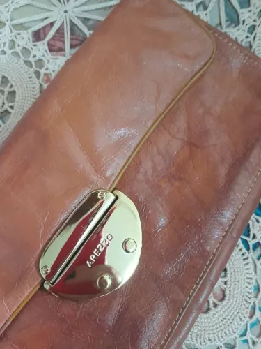 Bolsa de mão, Arezzo Couro Marrom