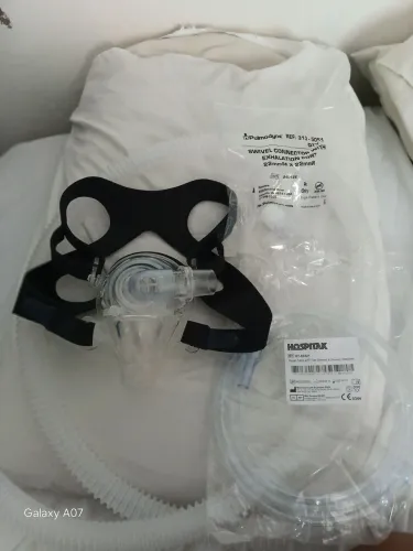 Kit Máscara Facial VNI CPAP Pulmodyne BiTrac + Tubo Hospitak