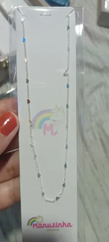 Colar e pulseira infantil