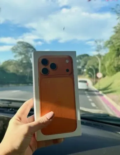 iPhone 17 Pro laranja 256 GB (lacrado) 1 ano de garantia Apple