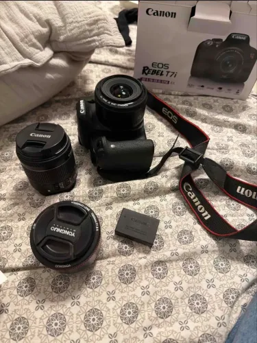 Canon T7i + Lentes Yongnuo | Excelente Estado | Pouco Uso