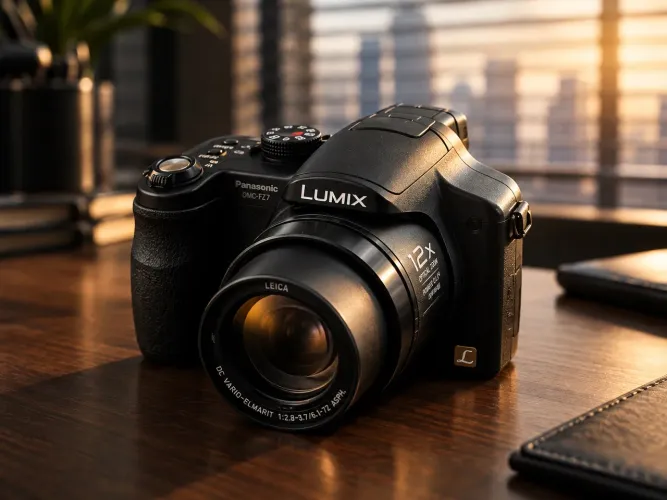 Filmadora e câmera fotográfica LUMIX FZ7 Panasonic