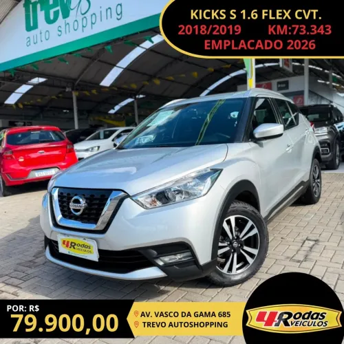 Nissan Kicks S 1.6 16V Flex 5P Aut. 2019
