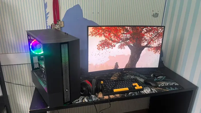 PC Gamer RTX 3070 R5 3600 16gb RAM Monitor + Brinde