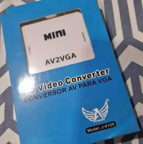 Conversor AV para VGA com áudio e vídeo
