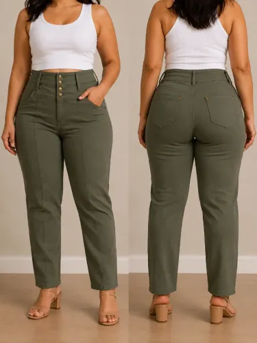 Calça verde