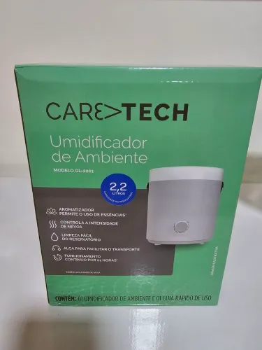 Umidificador de ambiente Caretech 2,2 litros. Modelo GL 2201.